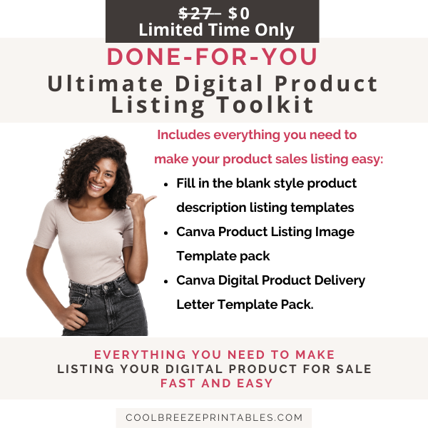 Product Image for DFY Digital Product Listing Toolkit - Trisha Adamski